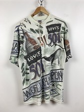 Camiseta Gráfica Vintage Levi’s World Champion Estampa Total Tamanho XL? comprar usado  Enviando para Brazil