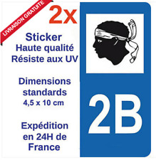 Autocollants plaque immatricul d'occasion  Billère