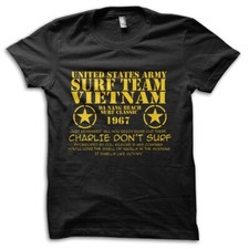Camiseta Apocalypse Now Charlie Don't Surf Vietnam referência filme M5803 comprar usado  Enviando para Brazil