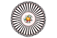 Usado, Prato Coalport centro de frutas padrão preto e branco por volta de 1900 comprar usado  Enviando para Brazil