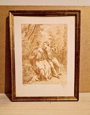 Gravure watteau gravée d'occasion  Rodez