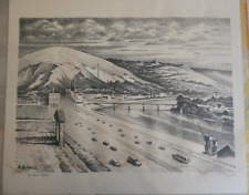 Quibel lithographie signée d'occasion  Chailles