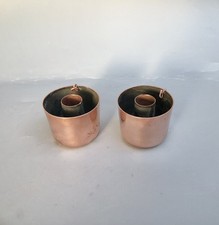 Molde de geléia anel de cobre vintage miniatura par forrado de estanho pudim bolo assar, usado comprar usado  Enviando para Brazil