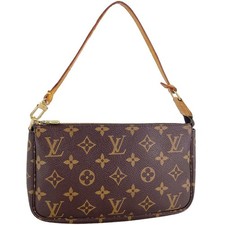 Bolsa de mão Louis Vuitton monograma pochete acessórios tecido couro marrom 3680 comprar usado Bolsa de mão Louis Vuitton monograma pochete acessórios tecido couro marrom 3680 comprar usado  Enviando para Brazil