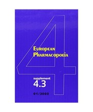 European pharmacopoeia 4th gebraucht kaufen  Trebbin