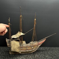 Handcrafted wooden ship for sale  STREET