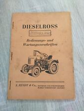 Fendt dieselross f20gh gebraucht kaufen  Münchberg