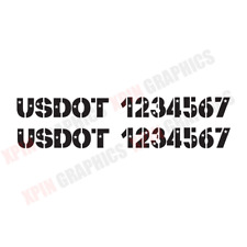 Custom usdot decal for sale  Long Beach