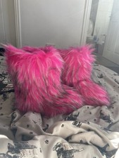 Pink faux fur for sale  HERNE BAY