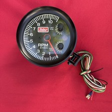 Tacômetro antigo Mallory com luz de mudança e limitador de rev 11K RPM grande diâmetro! comprar usado  Enviando para Brazil