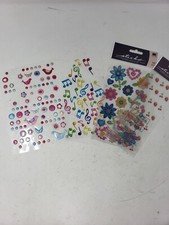 LOTE de adesivos dimensionais de gel/epóxi adesivos adesivos morangos cerejas notas musicais comprar usado  Enviando para Brazil