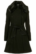 Topshop black fur for sale  LONDON