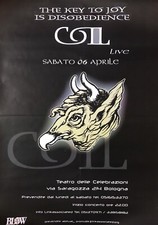 Coil original poster usato  Torino