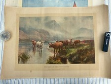 Vintage print sunrise for sale  FAREHAM
