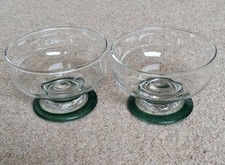 Pair green glass for sale  LANCASTER