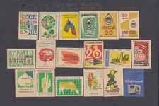 Série de etiquetas antigas tchecoslovacas/eslovacas/caixa de fósforos de 1970/1701-1718/ comprar usado  Enviando para Brazil