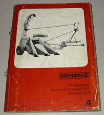 Ersatzteilliste mengele hochle gebraucht kaufen  Schortens
