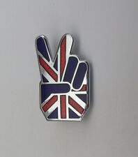 Peace finger enamel for sale  CHESTERFIELD