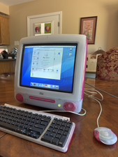 Vintage Strawberry G3 iMac, teclado y ratón, arranque HD, Tiger OS 10.4.11 segunda mano  Embacar hacia Mexico