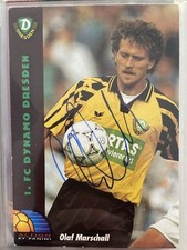 Olaf Marshall Dresden Fussball 94 Action by PANINI ran 1994 Orig sign comprar usado  Enviando para Brazil