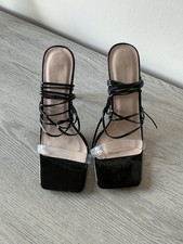 Black lace heels for sale  KENDAL