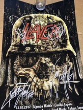 Pôster Slayer reimpressão assinado Metallica Megadeth Motorhead Overkill Metal Church comprar usado  Enviando para Brazil