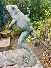 Bronze frog leaping for sale  SHREWSBURY