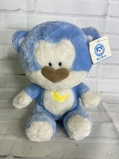 Brinquedo de pelúcia Morning Glory urso azul lua amarela barriga nariz marrom branco comprar usado  Enviando para Brazil