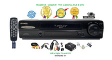 Sharp vcr convert for sale  Stone Mountain