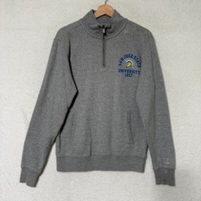Moletom San Jose State University League 1/4 zíper pequeno cinza pulôver espartano, usado comprar usado  Enviando para Brazil