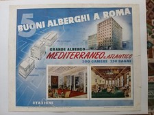 Locandina turismo alberghi usato  Vertemate con Minoprio