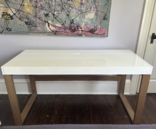 Cb2 white desk for sale  Scarsdale