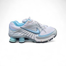 Nike Shox Turbo 8 branco azul prata masculino tamanho 11, usado comprar usado  Enviando para Brazil