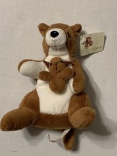Pelúcia canguru Plushland 6 em mamãe com brinquedo de bicho de pelúcia para bebê vintage comprar usado  Enviando para Brazil