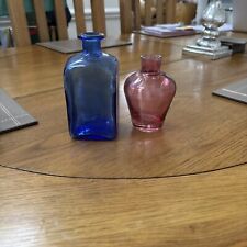 Coloured glass vases for sale  RUGELEY