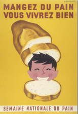 Affiche poster mangez d'occasion  Soorts-Hossegor