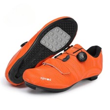 Tênis de ciclismo masculino profissional MTB velocidade de travamento automático SPD chuteiras planas comprar usado  Enviando para Brazil