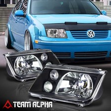 Compatível com 1999-2005 VW Jetta/Bora MK4 IV [preto/claro] farol com lâmpada de neblina projetor comprar usado  Enviando para Brazil