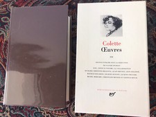 Pléiade colette oeuvres d'occasion  La Rochelle