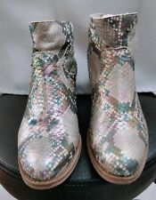 Bottines cuir serpent d'occasion  Villiers-sur-Marne