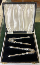 Par de quebra-nozes folheadas a prata Art Deco - Na caixa comprar usado  Enviando para Brazil