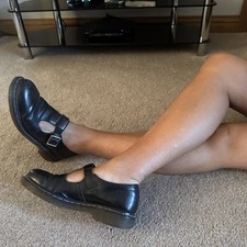 Martens black leather for sale  ROCHESTER