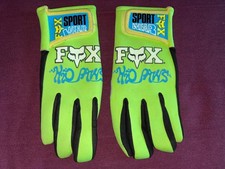 Vintage - Moto X Fox Racing Sportwear H20 Paws Luvas - Tamanho 9 Verde Neon ahrma, usado comprar usado  Enviando para Brazil
