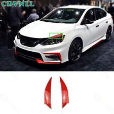 Faixa de sobrancelha para farol dianteiro vermelho brilhante para Nissan Sentra Sylphy 2013-2019 comprar usado  Enviando para Brazil