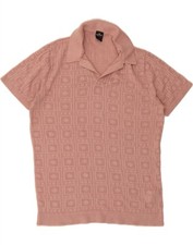 Camisa polo masculina de malha HOLLISTER algodão rosa médio CJ09, usado comprar usado  Enviando para Brazil