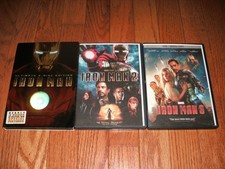 Marvel's Iron Man trilogy on DVD. 1, 2 & 3. Robert Downey Jr. comprar usado  Enviando para Brazil