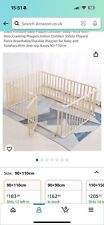 Baby wooden playpen for sale  MANSFIELD