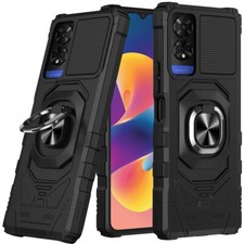 Capa telefone suporte anel magnético camada dupla à prova de choque para TCL 50 XE 5G comprar usado  Enviando para Brazil