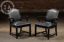 Pair black leather for sale  USA