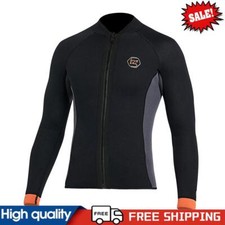 Jaqueta de neoprene masculina 3mm top mergulho traje molhado (XXL) #g comprar usado  Enviando para Brazil